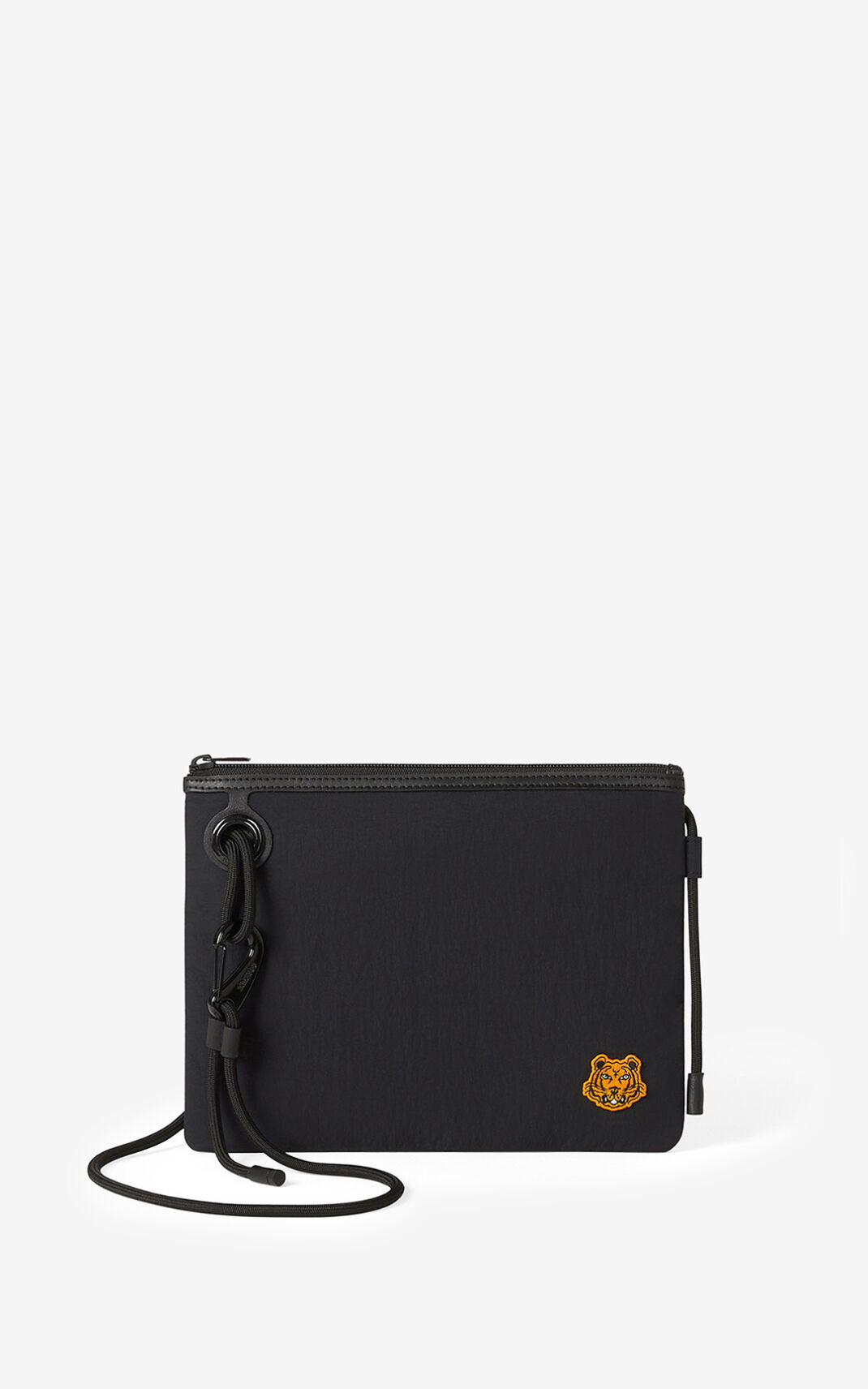 Kenzo Tiger Crest with strap Clutch Herre - Sort DK-752575